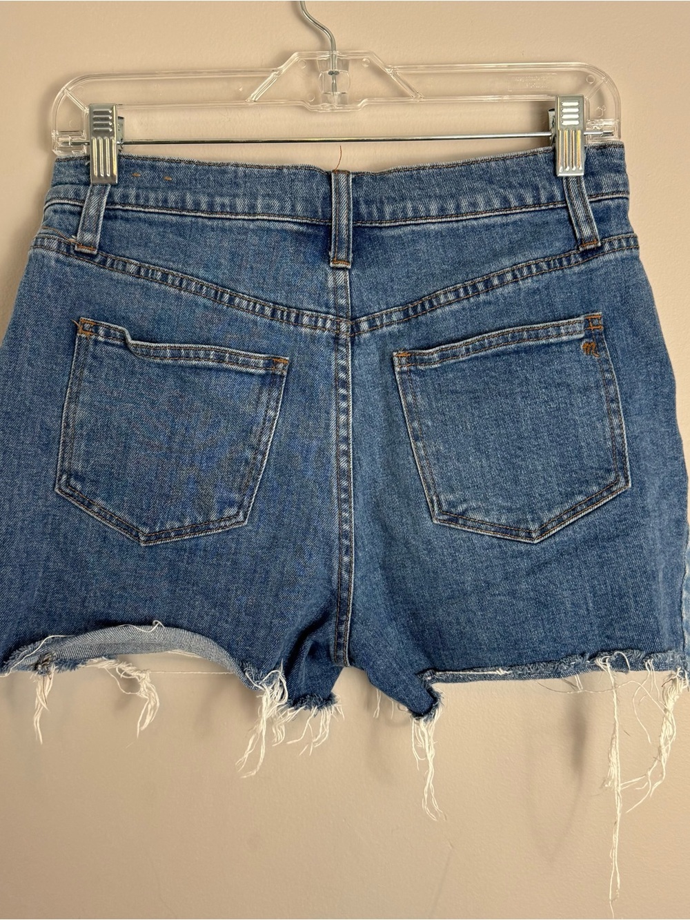 Madewell Blue Denim Cutoff Jean Shorts - Picture 4 of 13